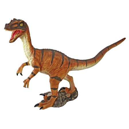 Design Toscano Velociraptor Scaled Dinosaur Statue JQ7803